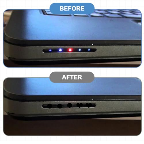 HASTHIP® 2 Sheets Blackout Stickers 140PCS Multi Sized Shaped LED Indicator Cover Self Adhesive Dot for Lights Wall Switch Air Conditioner TV More