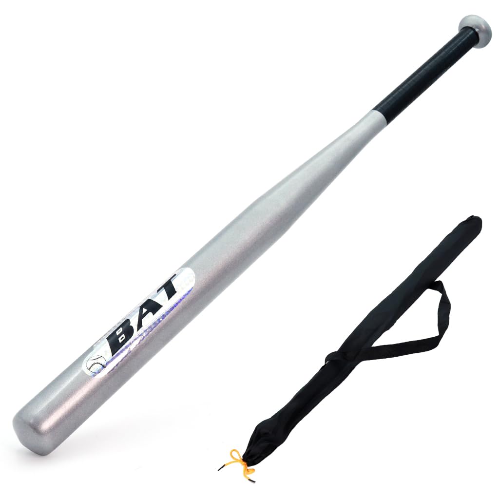 Optifit 32inch Baseball Bat with Storage Bag, 1100g Alloy Steel Baseball Bat, Heavy Duty Base Ball Bat for Baseball Stick, Best Self Defense Sports Equipment