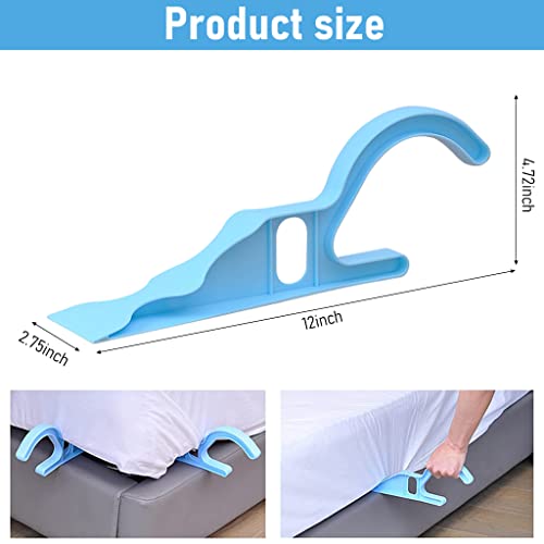 HASTHIP® 2Pcs Mattress Lifter Tool, Bedsheet Tucking Tool, Bed Making Tool Mattress Lifter, Helps Lift and Hold The Mattress, Can Tuck Sheets or Bed Skirts Alleviating Excess Strain