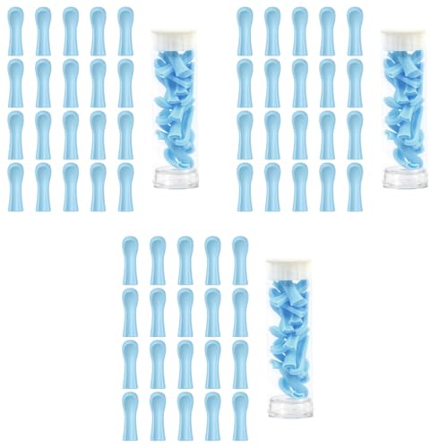 HANNEA® Ear Cleaner Tool Tips Silicone for Ear Wax Removal Kit Replacement Visual 20 Pieces 12x3.5mm 60PCS