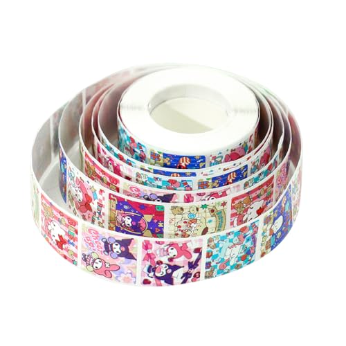 HASTHIP® 500PCS Sanrio Stickers 8 Designs Kuromi Cute Decals Assorted Kawaii Gifts for Kids Teens Girls Adults Ideal DIY Decor Gift Fans