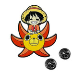 PATPAT® Monkey D Luffy Brooch Pin Enamel Cartoon Luffy Brooch Pin for Hat Backpack Charms Badge Toy Gift Brooch Pin for Kids
