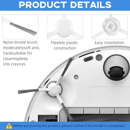 HASTHIP® 39PCS Replacement Parts for Dreame S10 Ultra Vacuum Cleaner Spare Accessories with Main Roller Brush Side Brushes Mop Cloth Filters Cleaning Mop Dust Bags