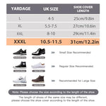 PALAY® Silicone Shoe Covers for Kids, Men, Women with Double-Breasted, Anti-Slip and Waterproof Shoe Cover, TPE Sole Wear-resistant and Reusable Shoes Cover for Rainy Season (for Size 10.5-11.5)