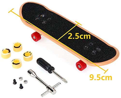 PATPAT  1Pc Mini Skateboard Finger Board Skate Boarding Kit