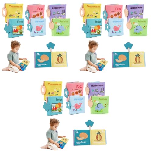 SNOWIE SOFT® Cloth Books for Babies 3 PCS