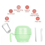 SNOWIE SOFT® Versatile 9 in 1 Baby Food Masher Mill, Food Grinder Cum Processor, Juicer, Fliter, Textured Mashing and Filtering Plates and Serve Bowl Set BPA-Free, Dishwasher Safe