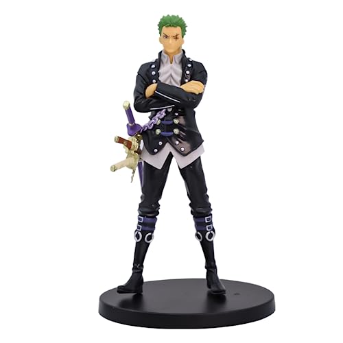 PATPAT® Roronoa Zoro Action Figure Desk Decoration Anime Action Figure, Anime Figure Statue One Piece Anime Action Figure Room Decor Gift for One Piece Fans Birthday Gift Party Favor