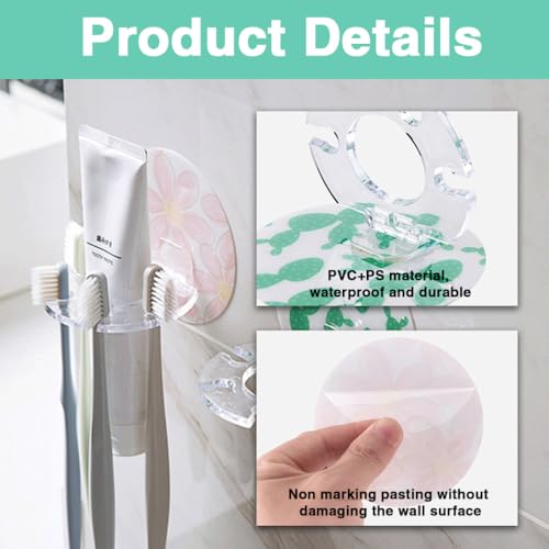 HASTHIP® Toothbrush Holders Wall Mounted