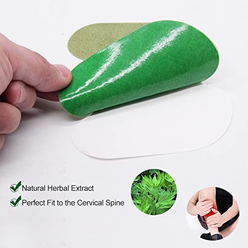 HANNEA Knee Pain Relief Patches for Joints and Muscles | 12pcs Wormwood Extract Body Plasters