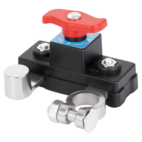 STHIRA® Car Battery Disconnect Switch Manual Automatic Circuit Breaker Anti-Power Off Leakage Protector