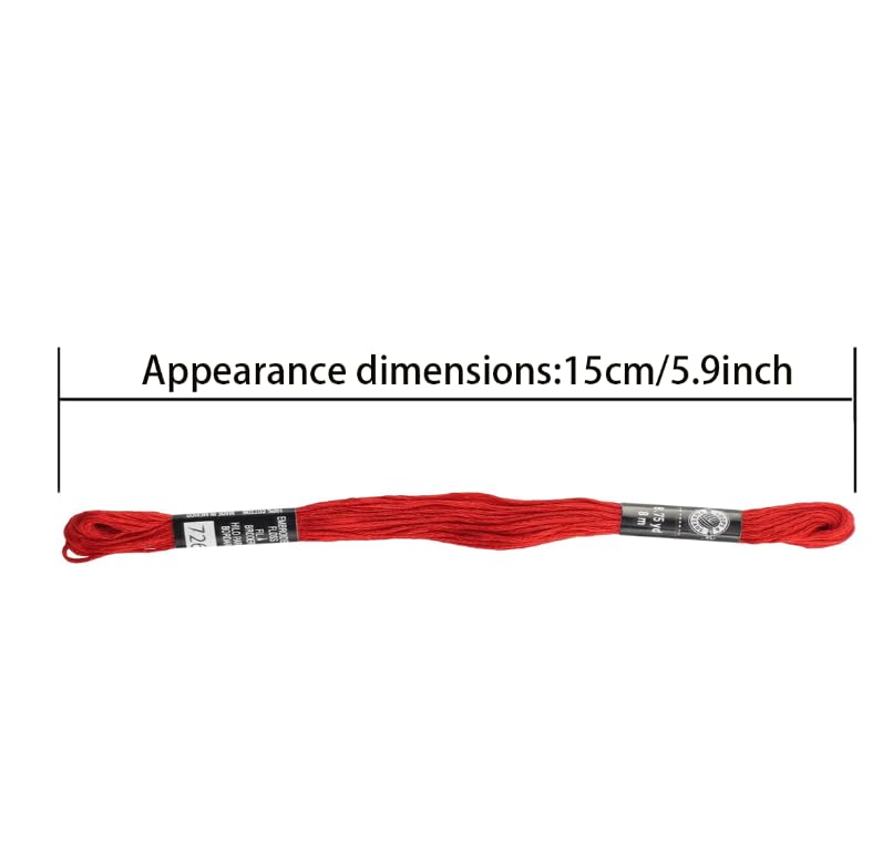 ZIBUYU Embroidery Thread Set for Cross Stitch and Sewing with 50 Skeins Cotton Yarn | Multi Color DIY Crafts