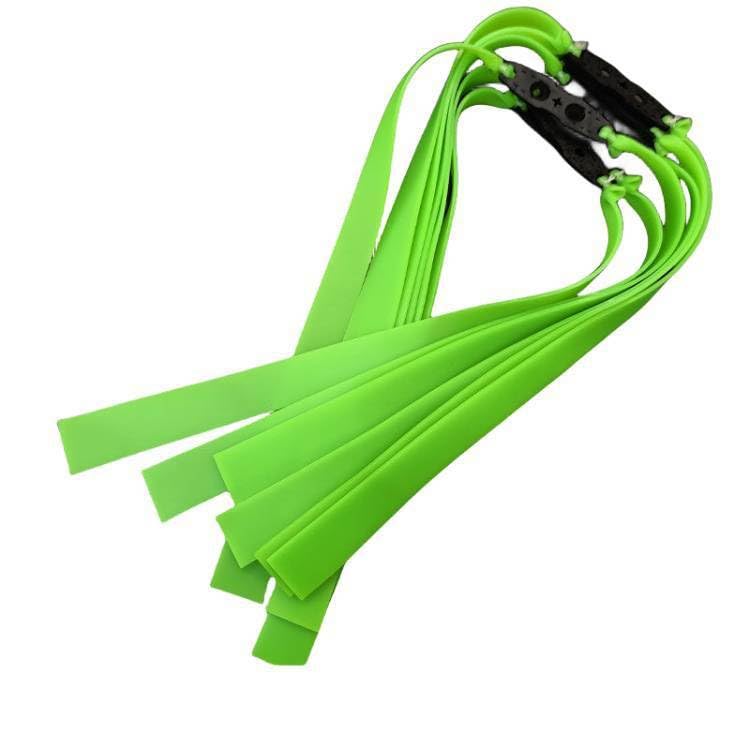 Proberos® 10 Pieces Slingshot Flat Rubber Bands, 0.8mm Wide 9.45 inch Length, Thicken Rubber Bands Slingshot Replacement Bands Slingshot Bands