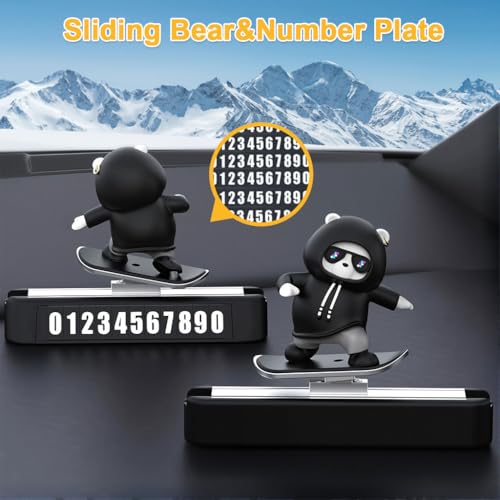 STHIRA® Dashboard Car Charm Decor Fashion 3PCS