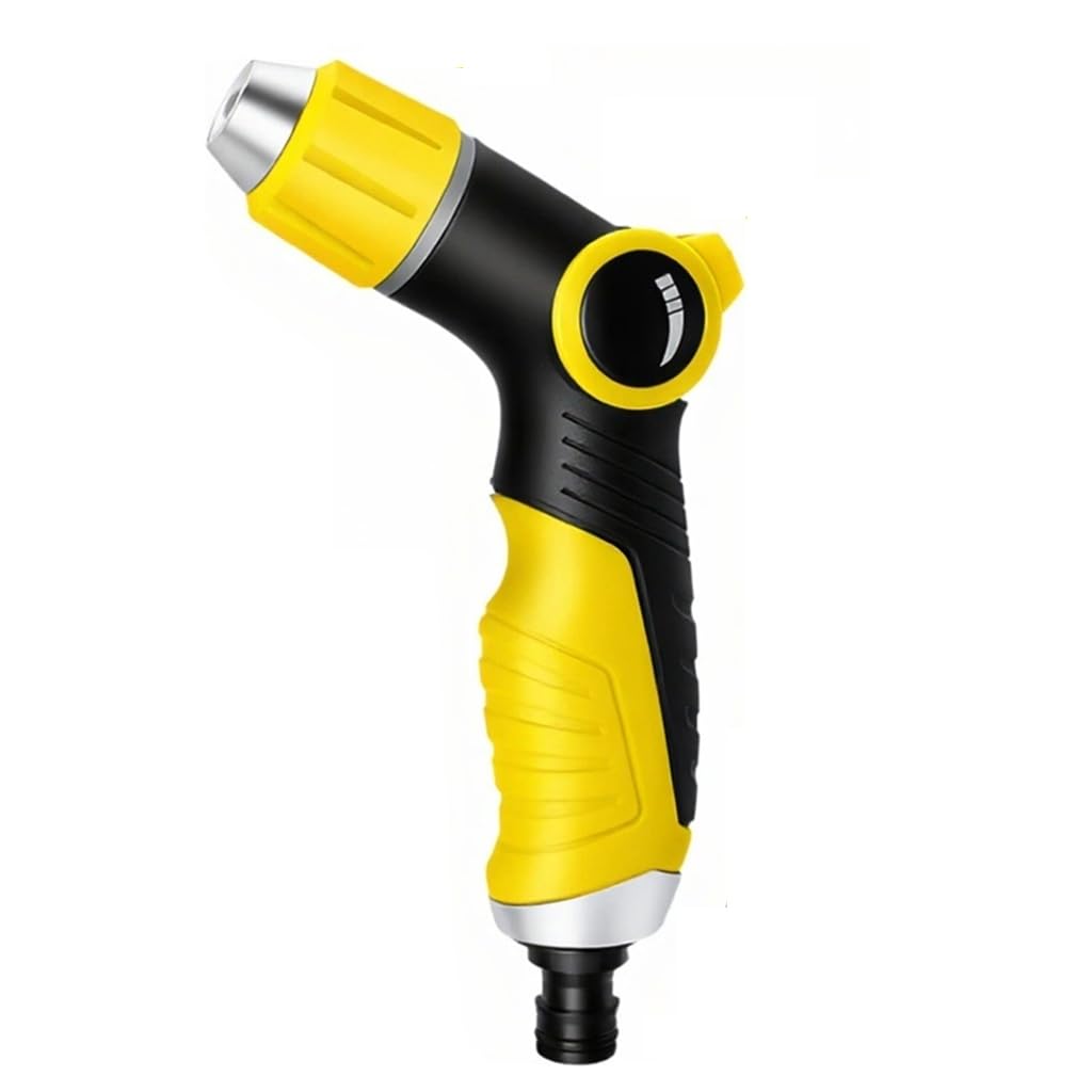 HASTHIP Garden Hose Spray Gun for Car Wash and Lawn Watering with One Button Stop | Adjustable Nozzle Featuring Spray Stream and Shower Modes