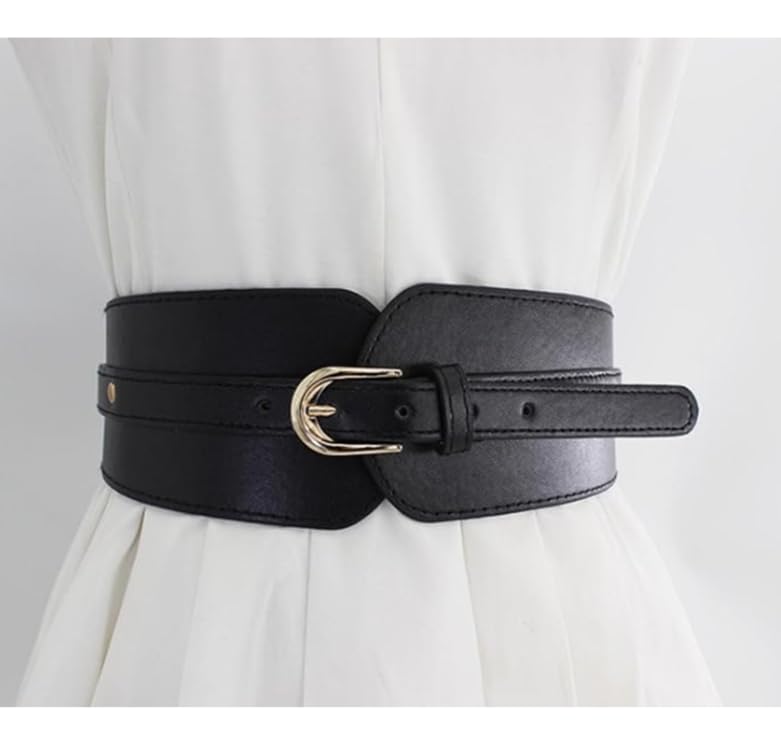 Zibuyu Women Wide Waist Belt for Dresses and Cardigans featuring a Figure‑Enhancing Fit | Elegant Versatile Accessory
