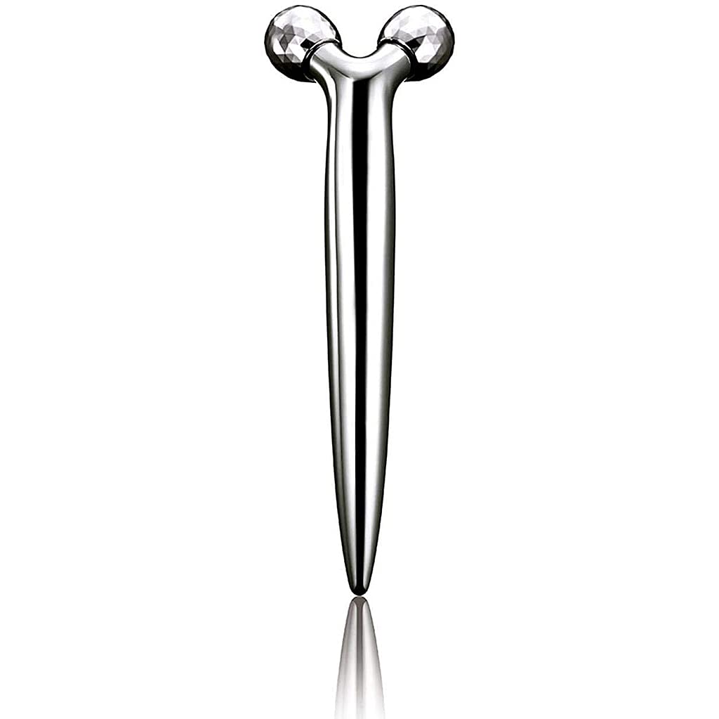 MAYCREATE Mini 3D Face Roller for Facial Massage and Body Skin Firming | Ergonomic Handle