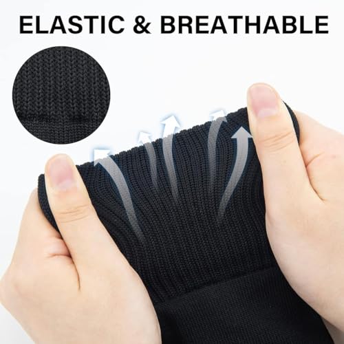 Optifit® Calf Compression Sleeve Sports Leg Compression Socks for Shin Splint Varicose Vein and Calf Pain Relief Leg Warmers Thigh Sleeves for Basketball Football One Size X 2