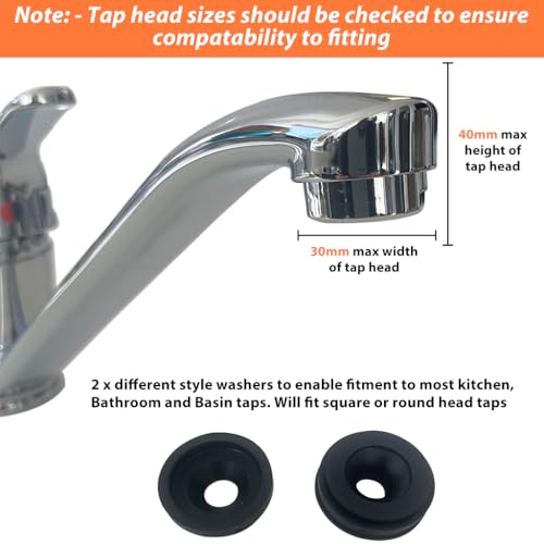 Supvox® 1/2 Inch Durable ABS Hose Pipe Connector Leak-Proof Universal Faucet Adapter Quick Release Gardening for Outdoor Cleaning Irrigation Systems 3PCS