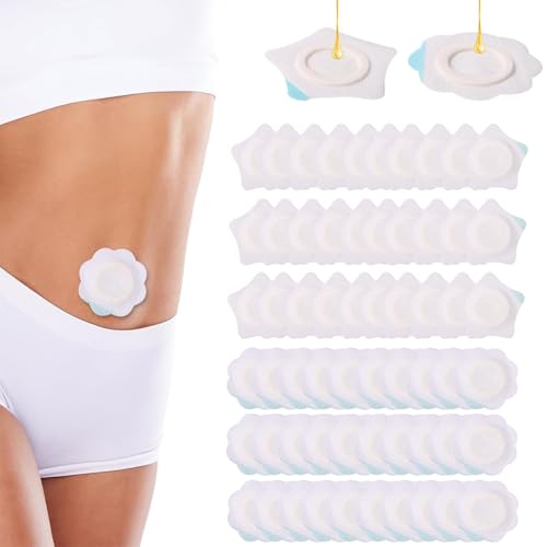 ZIBUYU® 60pcs Castor Oil Wraps for Belly Button