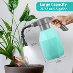 HASTHIP® 2L Electric Watering Can for Plants with Gimbaled Nozzle, Automatic Plant Garden Water Can with USB Cable, Gardening Watering Pump Sprayer for Plants, Flowers