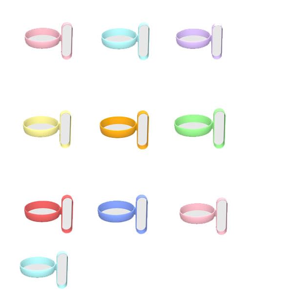 HASTHIP® 10Pcs Paper Cup Holders, Used for Home Coffee Shops, Offices and Parties (Random Color)