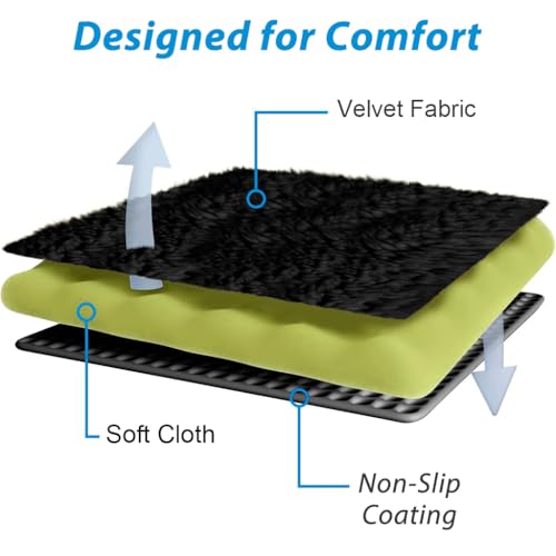 HANNEA® 6PCS Arm Chair Armrest Pads Soft Rest Cover Padding Universal Comfort Support Cushion Accessories for Office Wheelchair Toilet Handle