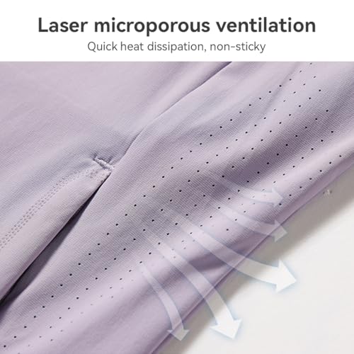 Venzina® Women's Hiking Shirt Full Zip Lightweight UPF 50+ Sun Protection Running Jacket Long Sleeve Sports Outdoor Top with Pockets