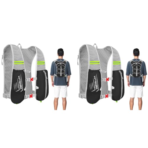 Proberos® Hydration Vest Running Backpack Lightweight for Outdoor Cycling Mesh Bag Trail and 2 PCS