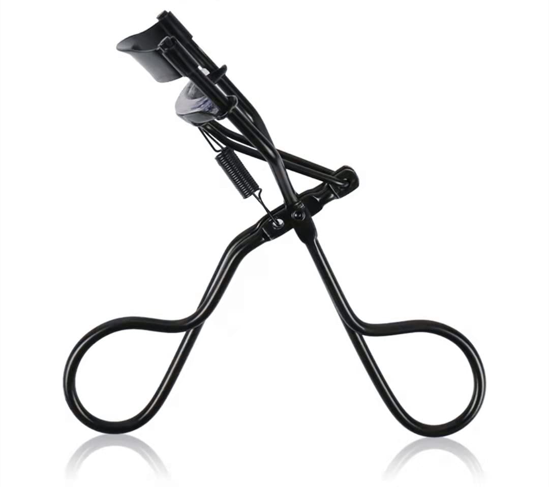 MAYCREATE Eyelash Curler Tweezer Set for Girls and Women with Stainless Steel Design | 2pcs Professional Beauty Tool