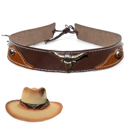 GUSTAVE® Cowboy Hat Bands Ethnic Western Hats Belts Rural Cowgirl Hatbands Cowboys Hat Supply