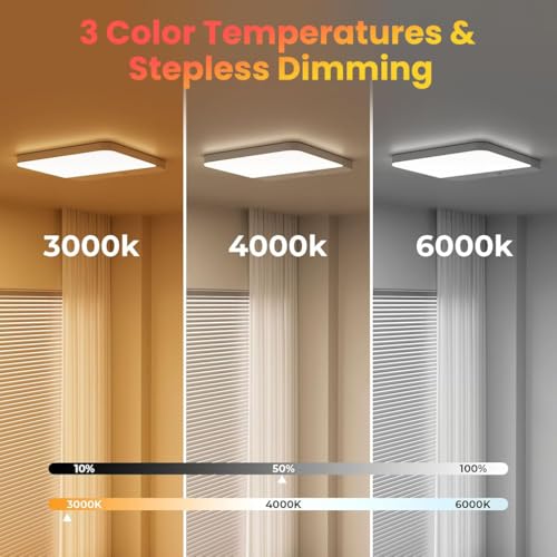 ELEPHANTBOAT® Magnetic Wall Lamp Ceiling Light with 3-Color LED Smart Motion Sensor Remote Control USB Rechargeable 4000mAh Battery for Bedroom Cabinets Hallway 3 PCS