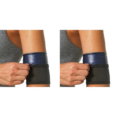 HANNEA® 1PC Women's Arm Trimmers Fat Reducer Bands Sauna Sweat Shaper Compression Sleeve Toner for Sports Workout L-XL 2 PCS