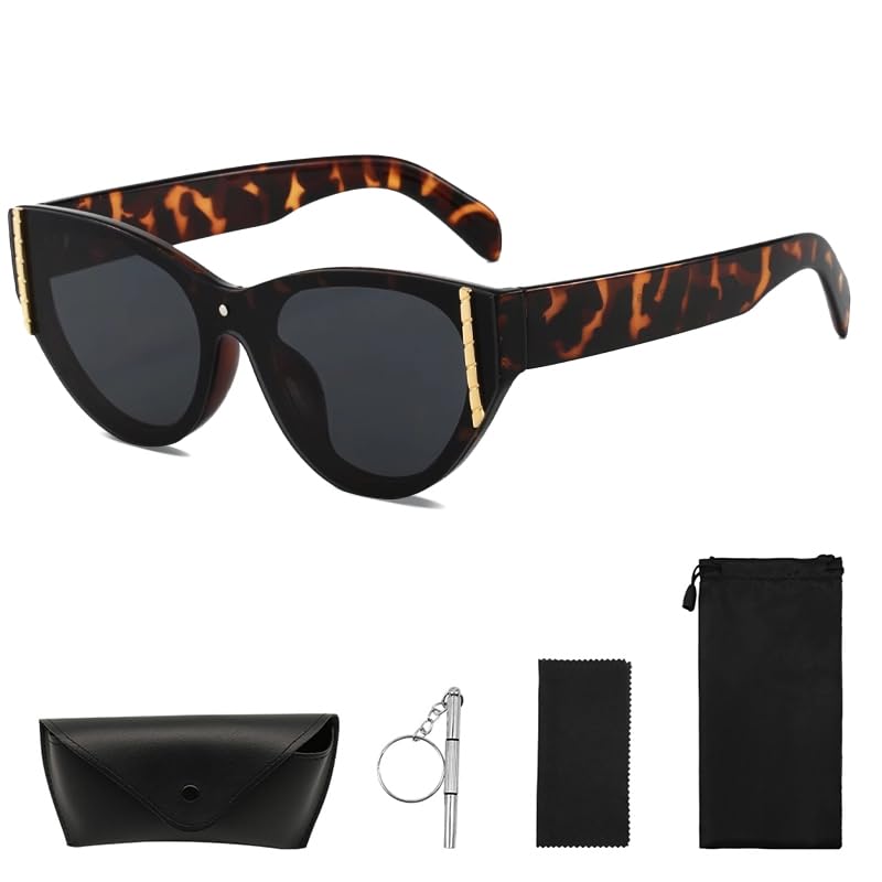 PROBEROS Sunglasses for Men and Women with UV400 Polarized Lenses featuring TR 90 Frame | Case and Strap Set