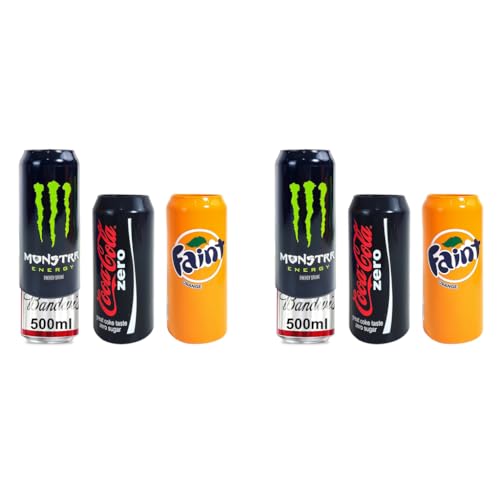 HASTHIP® 3Pack Silicone Can Sleeve Covers Look Like Soda Sleeves for Cans Wraps Fits All 500ml Mixed 3 Pack 2PCS