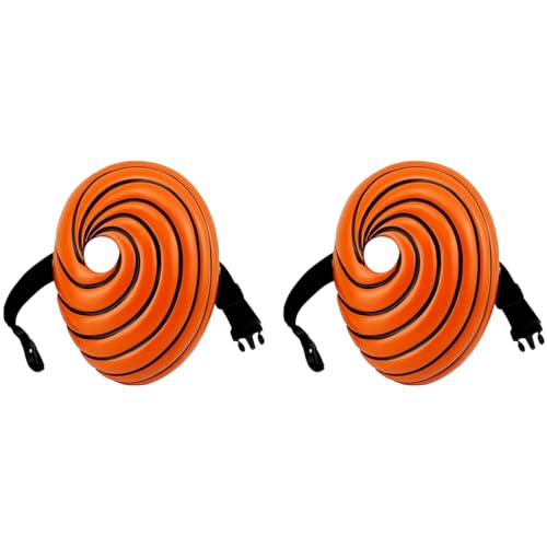 FANCYKU® Tobi Obito Resin Costume Cosplay Props Halloween Party Gift for Kids Ninja Anime Uchiha 2PCS