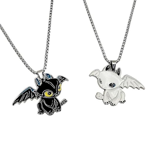 ZIBUYU® Dragon Matching Necklaces for Couples Lovers