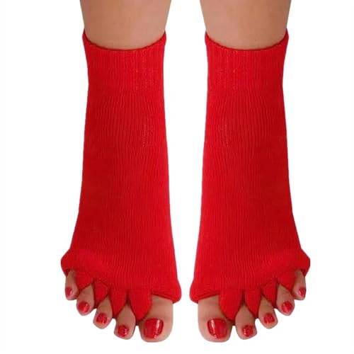 ZIBUYU® Women Toe Separator Socks Toeless