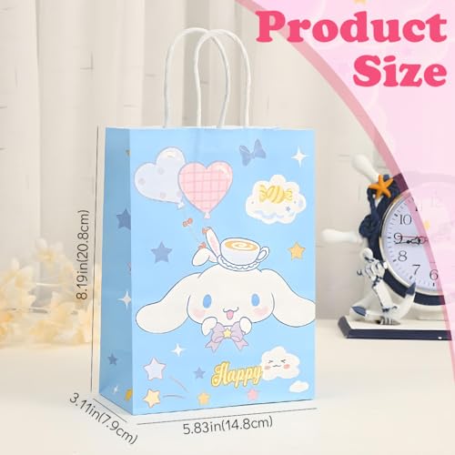 HASTHIP® Paper Bag Cartoon Printed Paper Gift Bags, Return Gifts Paper Bags for Gifting Children's Day Gift Bags