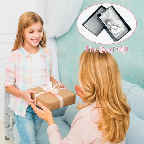 SANNIDHI® 6PCS Necklace for Women Girls Mother Daughter Heart Pendant Necklace with Gift Box Matching Infinite Necklace Chain Locket Jewellery Women's Day Mothers Day Birthday Gift for Mom