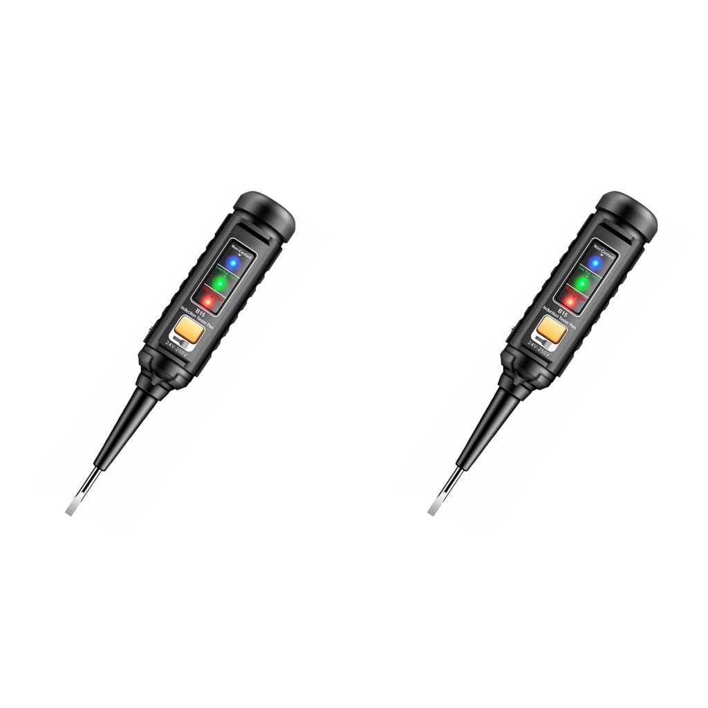 Serplex Voltage Multimeter Pen for Live Wire Detection with 3 Color Indicator | 2PCS