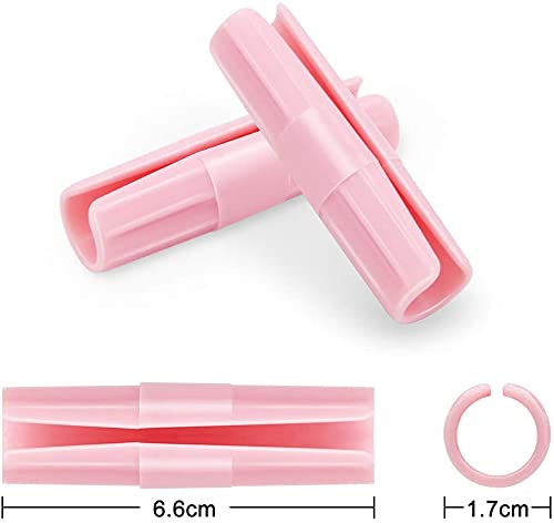 HASTHIP® Plastic 10pcs Sheet Clips Fastener Sheet Holders Keep The Bed Sheets Smooth and Tight Fit for Various Mattresses with Raised Edge (Pink)