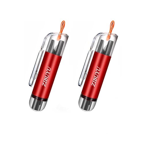 ZIBUYU® 2Pcs Car Emergency Glass Cutter Tool and Seat Belt Cutter Aluminium Car Accessories Hammer Self Defence Safety Gadgets Glass Breaker with Led Automotive Escape Safety Hammer