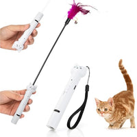 Proberos® Automatic Cats Chasing Laser Toy, USB LED Laser Pointer for Chasing Interactive Cat Toy 5 Modes LED Laser Toy Laser Pointer Cat Toy Automatic Cat Laser(Automatic Turn Off After 15 Min)