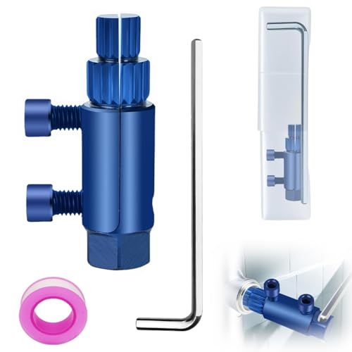 Serplex® Faucet Angle Valve Broken Wire Extractor Adjustable Universal Screw Tool Bolt Remover for 1/2 in and 1 in Stripped Thread Stainless Steel Made 2PCS