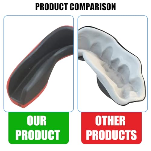Proberos® Sports Mouth Guard Teeth High-density Moulded Professional for Boxing Football MMA and More 3PCS