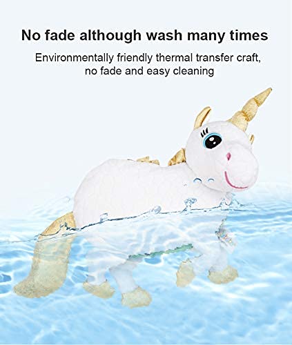 SNOWIE SOFT oft Cloth Books for Babies, Cartoon Unicorn Cloth Books for Babies 6-12 Month Old, Newborn Baby Toys 3D Touch Feel Soft Books Learning Toy, Sensory Toys for Kids, Toddler Toys Soft
