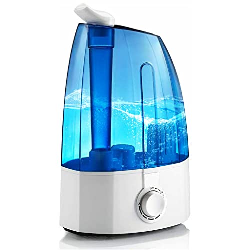 HANNEA® Humidifier for Room Moisture 3.5L Silent Humidifier for Plants Indoor Household Ultrasonic Cool Mist Humidifier Desktop Humidifier 360° Rotatable Nozzle Office Room Bedroom Auto Shut-Off