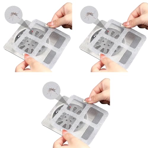 HASTHIP® 20Pack Disposable Shower Drain Hair Catcher Kitchen Sink Filter Waterproof Mesh Stickers 4 X 4 3PCS