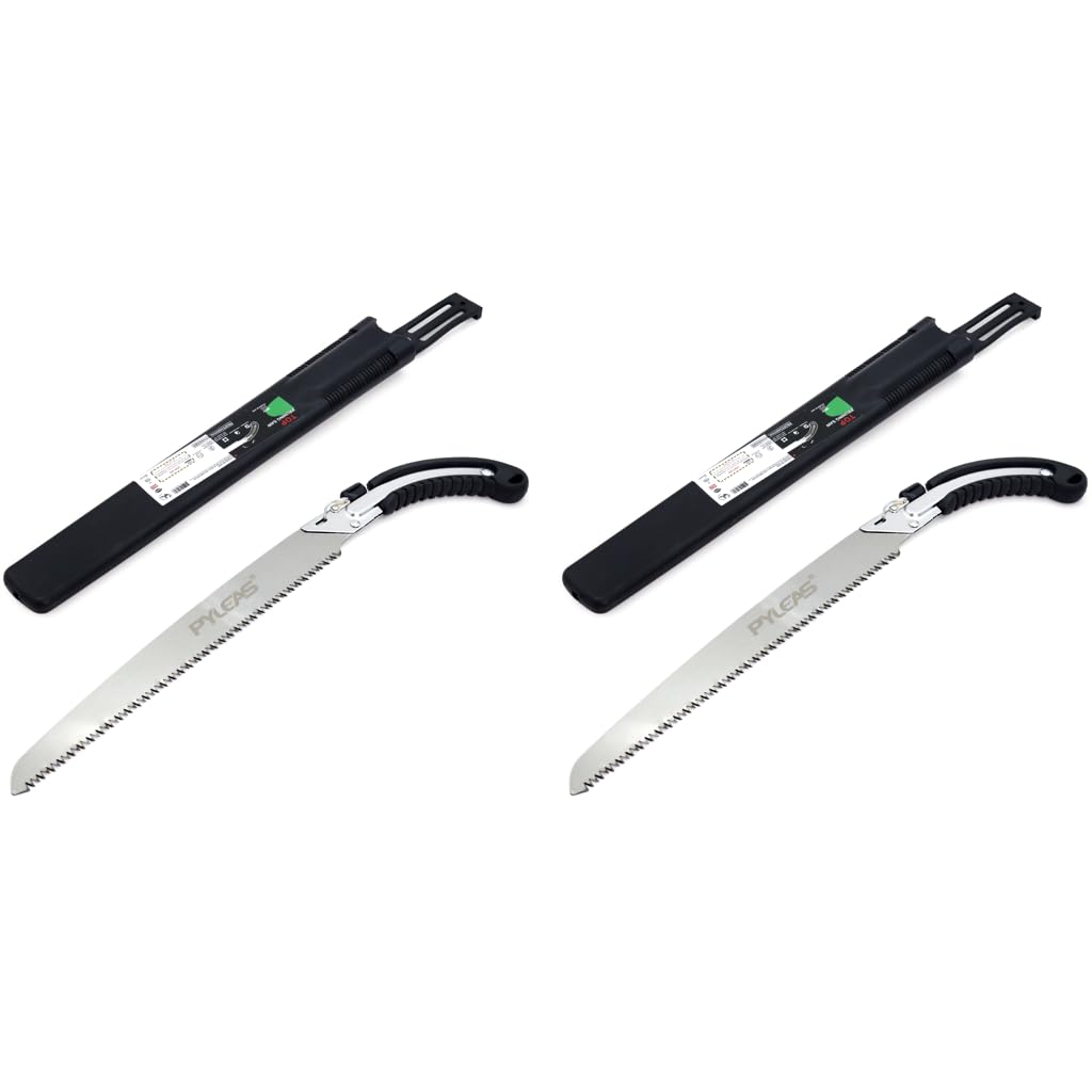 Optifit Hand Saw for Gardening with 13.7 in SK5 Steel Blade & Protective Sleeve | 2PCS